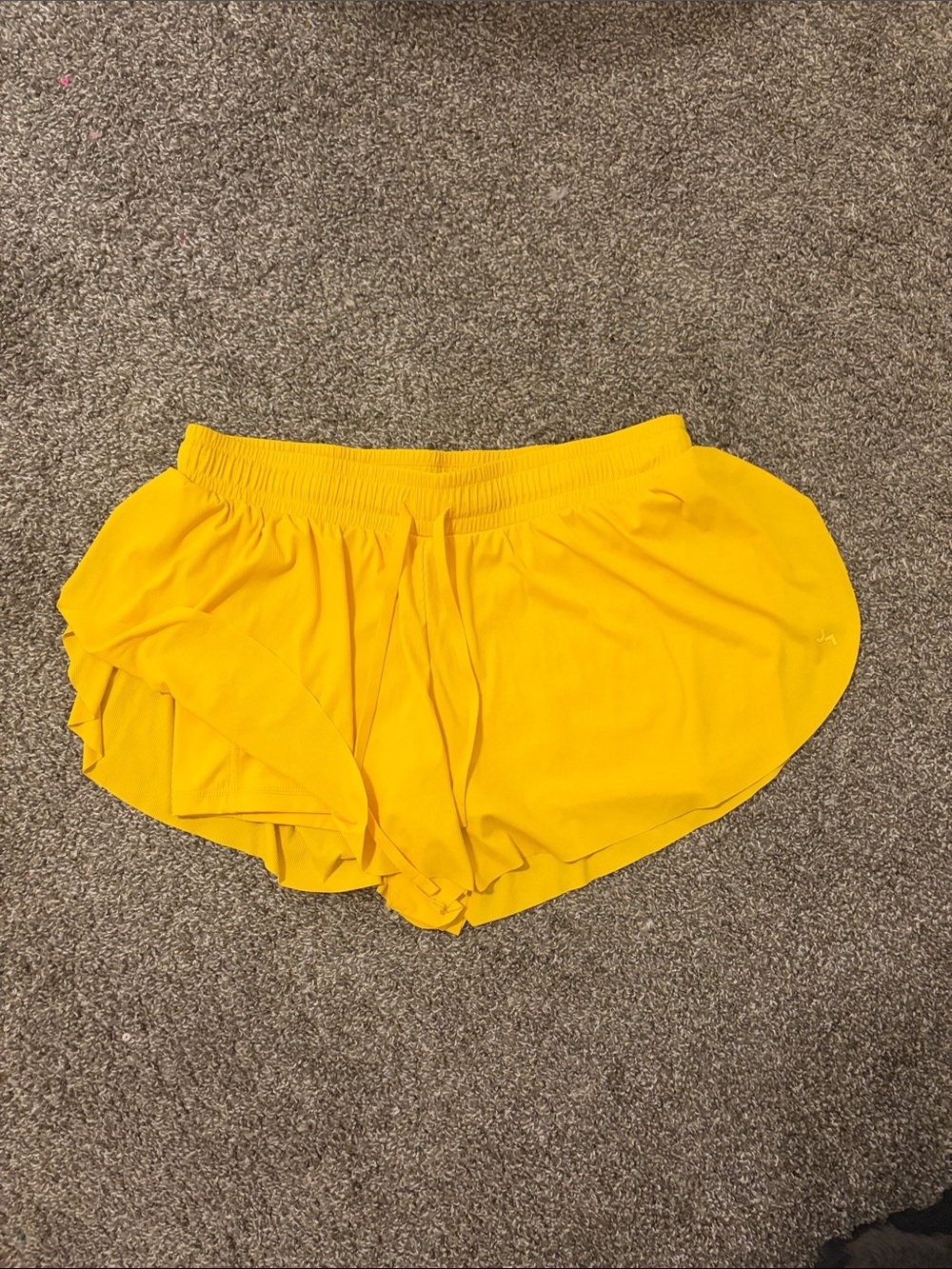 JoyLab Bright Yellow Athletic Running Shorts